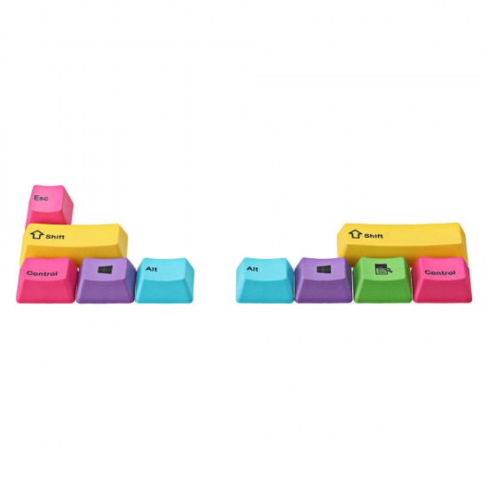 10pcs CMYK Color OEM Profile PBT Dyesub Keycaps ALT CTRL SHIFT ESC Keycap