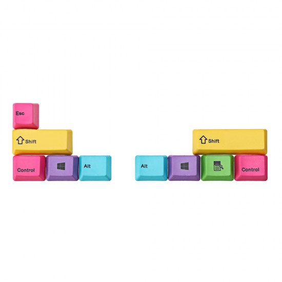 10pcs CMYK Color OEM Profile PBT Dyesub Keycaps ALT CTRL SHIFT ESC Keycap 10pcs CMYK Color OEM Profile PBT Dyesub Keycaps ALT CTRL SHIFT ESC Keycap
