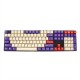 110 Keys Purple Floor Keycap Set Profile PBT Sublimation Keycaps for Mechanical Keyboard