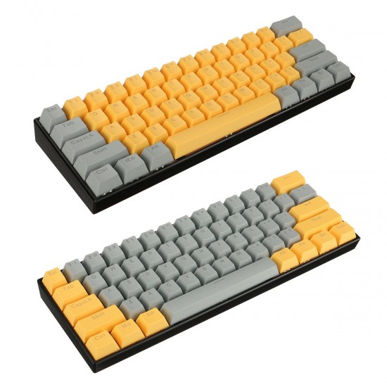 111 Keys Orange&Grey Keycap Set OEM Profile ABS Keycaps for Mechanical Keyboard