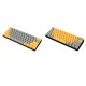 111 Keys Orange&Grey Keycap Set OEM Profile ABS Keycaps for Mechanical Keyboard