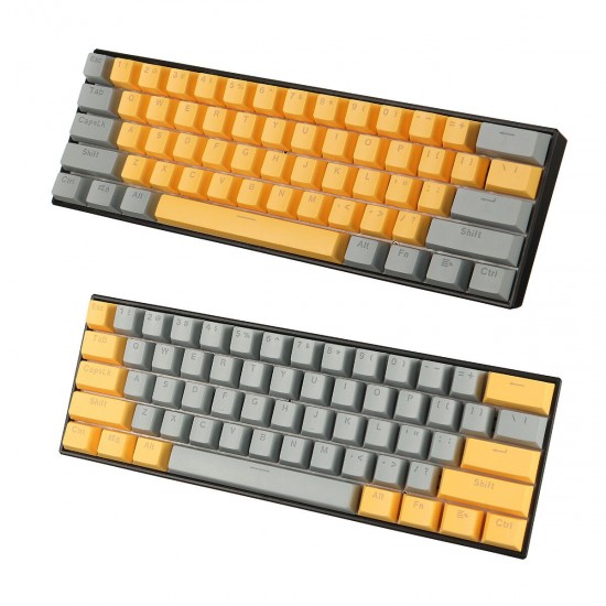 111 Keys Orange&Grey Keycap Set OEM Profile ABS Keycaps for Mechanical Keyboard