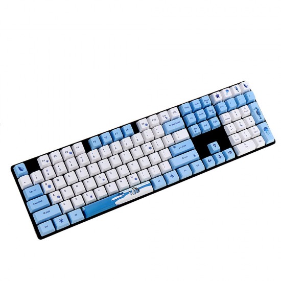 113 Keys South Penguin OEM Profile Thermal Sublimation PBT Keycaps Keycap Set for Mechanical Keyboard