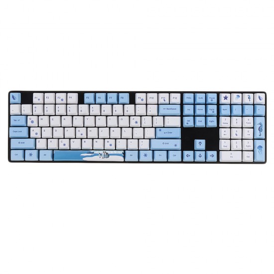 113 Keys South Penguin OEM Profile Thermal Sublimation PBT Keycaps Keycap Set for Mechanical Keyboard