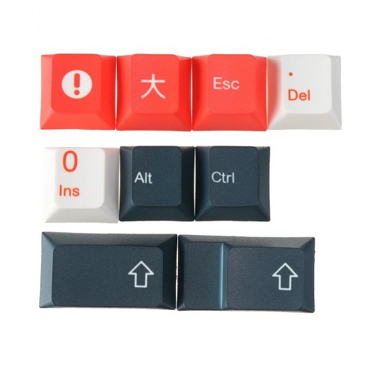 117 Keys Kaiju Keycap Set Profile PBT Five-sided Sublimation Japanese Keycaps for Mechanical Keyboard