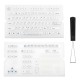 118 Keys White Monster Keycap Set XDA Profile PBT DYE-Sub Japanese Keycaps for Mechanical Keyboard