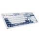 120 Keys Crane Seal Keycap Set XDA Profile PBT Five-sided Sublimation Keycaps for Mechanical Keyboard