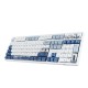 120 Keys Crane Seal Keycap Set XDA Profile PBT Five-sided Sublimation Keycaps for Mechanical Keyboard