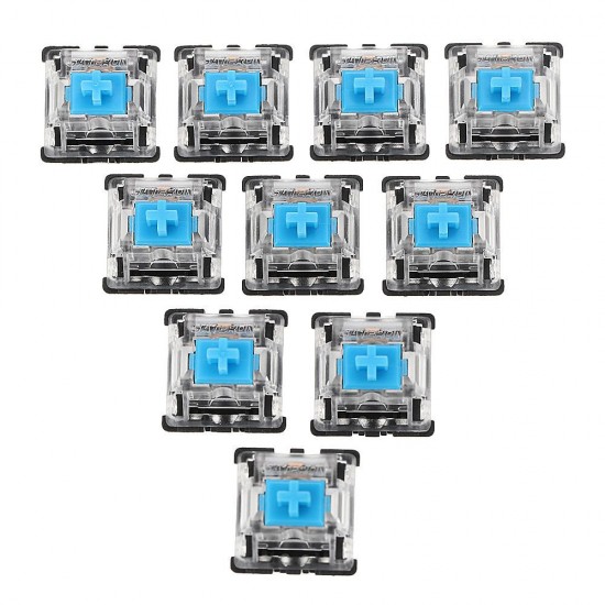 120PCS Pack 3Pin Gateron Clicky Blue Switch Keyboard Switch for Mechanical Gaming Keyboard