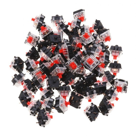 120PCS Pack 3Pin Gateron Linear Red Switch Keyboard Switch for Mechanical Gaming Keyboard