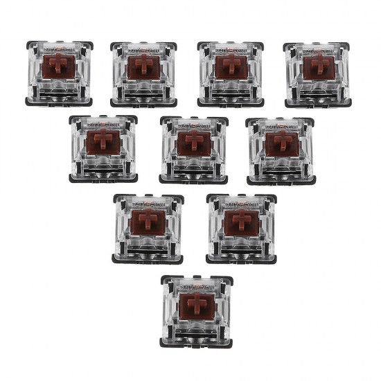 120PCS Pack 3Pin Gateron Tactile Brown Switch Keyboard Switch for Mechanical Gaming Keyboard 120PCS Pack 3Pin Gateron Tactile Brown Switch Keyboard Switch for Mechanical Gaming Keyboard