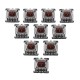 120PCS Pack 3Pin Gateron Tactile Brown Switch Keyboard Switch for Mechanical Gaming Keyboard 120PCS Pack 3Pin Gateron Tactile Brown Switch Keyboard Switch for Mechanical Gaming Keyboard