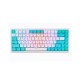 124 Keys QingSu Keycap Set OEM Profile PBT Double Color Injection Keycaps for Mechanical Keyboard