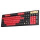 124 Keys Samurai Keycap Set Profile PBT Five-sided Sublimation Japanese Keycaps for Mechanical Keyboard