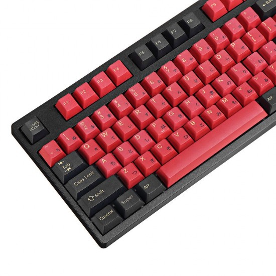 124 Keys Samurai Keycap Set Profile PBT Five-sided Sublimation Japanese Keycaps for Mechanical Keyboard 124 Keys Samurai Keycap Set Profile PBT Five-sided Sublimation Japanese Keycaps for Mechanical Keyboard