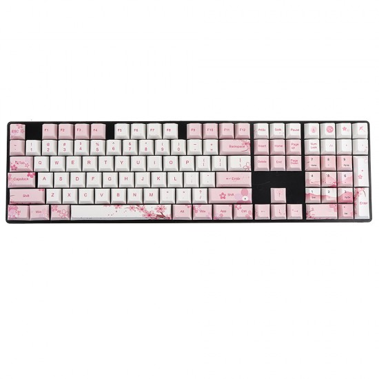 125 Keys Makino Keycap Set Profile PBT Five-sided Sublimation Keycaps for Mechanical Keyboard