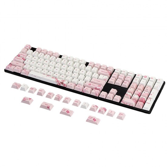 125 Keys Makino Keycap Set Profile PBT Five-sided Sublimation Keycaps for Mechanical Keyboard