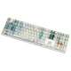 126 Keys Winter Time Keycap Set OEM Profile PBT Keycaps for 61/64/87/104/108 Keys Mechanical Keyboards