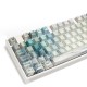 126 Keys Winter Time Keycap Set OEM Profile PBT Keycaps for 61/64/87/104/108 Keys Mechanical Keyboards