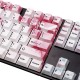 126 Keys Blossom Keycap Set OEM Profile PBT Five-sided Sublimation Keycaps for Mechanical Keyboard