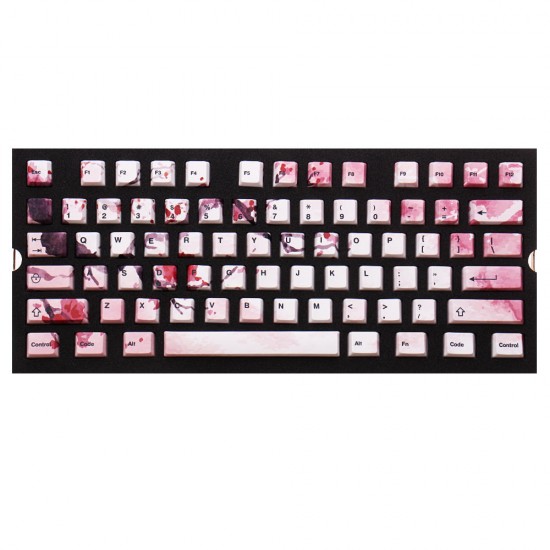 126 Keys Blossom Keycap Set OEM Profile PBT Five-sided Sublimation Keycaps for Mechanical Keyboard 126 Keys Blossom Keycap Set OEM Profile PBT Five-sided Sublimation Keycaps for Mechanical Keyboard