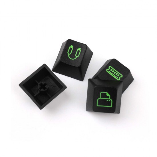 130 Keys ENIAC Keycap Set Profile PBT Sublimation Keycaps for Mechanical Keyboard