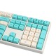 138 Keys Blue Robin Keycap Set OEM Profile PBT Sublimation Keycaps for Mechanical Keyboards