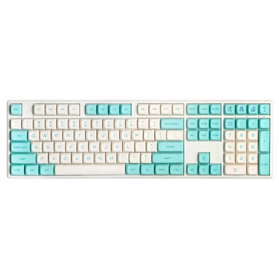 138 Keys Blue Robin Keycap Set OEM Profile PBT Sublimation Keycaps for Mechanical Keyboards