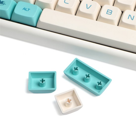 138 Keys Blue Robin Keycap Set OEM Profile PBT Sublimation Keycaps for Mechanical Keyboards