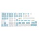 138 Keys Blue Robin Keycap Set OEM Profile PBT Sublimation Keycaps for Mechanical Keyboards