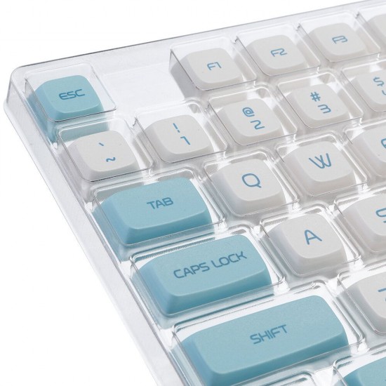 138 Keys Blue Robin Keycap Set OEM Profile PBT Sublimation Keycaps for Mechanical Keyboards