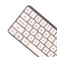 138 Keys Milk Purple Keycap Set XDA Profile PBT Sublimation Keycaps for 61/64/87/108 Keys Mechanical Keyboards