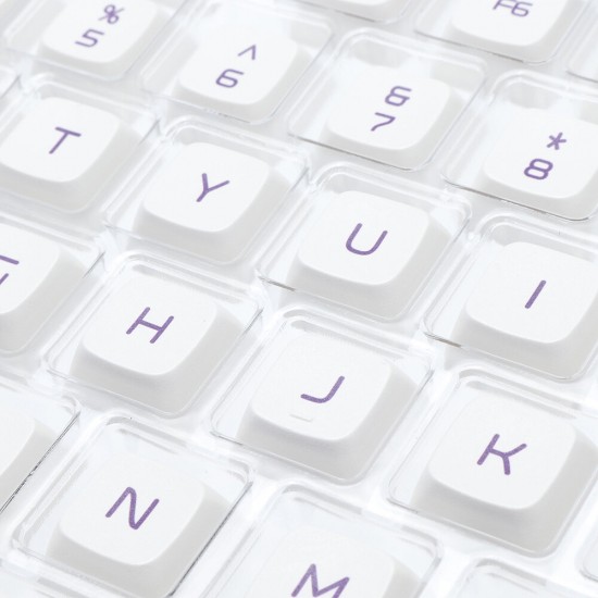 138 Keys Milk Purple Keycap Set XDA Profile PBT Sublimation Keycaps for 61/64/87/108 Keys Mechanical Keyboards 138 Keys Milk Purple Keycap Set XDA Profile PBT Sublimation Keycaps for 61/64/87/108 Keys Mechanical Keyboards