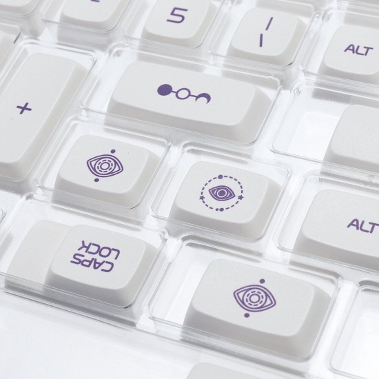 138 Keys Milk Purple Keycap Set XDA Profile PBT Sublimation Keycaps for 61/64/87/108 Keys Mechanical Keyboards 138 Keys Milk Purple Keycap Set XDA Profile PBT Sublimation Keycaps for 61/64/87/108 Keys Mechanical Keyboards