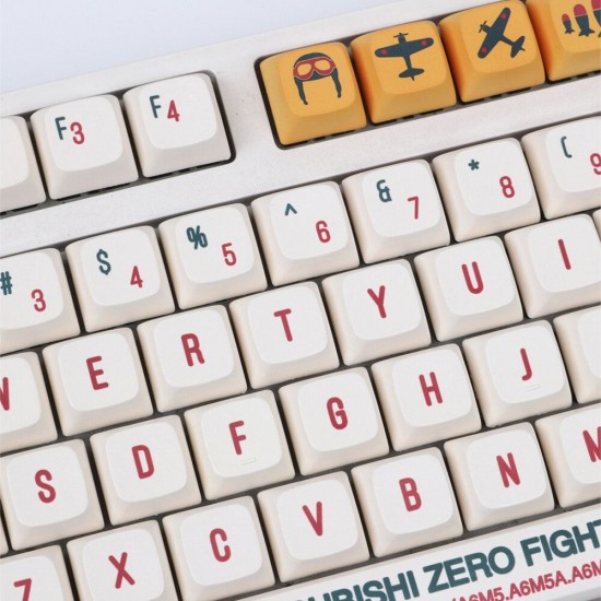 148 Keys Aircraft Keycap Set XDA Profile PBT Sublimation Keycaps for Mechanical Keyboard 148 Keys Aircraft Keycap Set XDA Profile PBT Sublimation Keycaps for Mechanical Keyboard