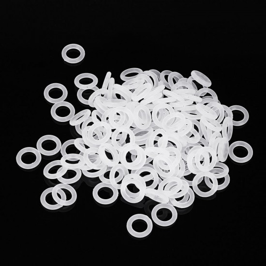 150pcs White Rubber O-Ring For MX Switch Mechanical Keyboard