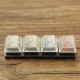 4 Clear caps and 4 MX Switch Keycap Sampler Tester Kit