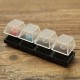 4 Clear caps and 4 MX Switch Keycap Sampler Tester Kit 4 Clear caps and 4 MX Switch Keycap Sampler Tester Kit