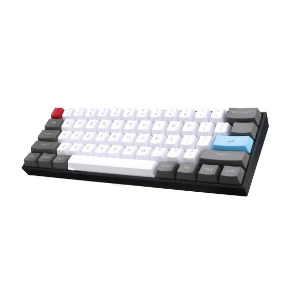 61 Keys White&Grey Keycap Set OEM Profile PBT Thick ANSI Layout Keycaps for 60% Mechanical Keyboard 61 Keys White&Grey Keycap Set OEM Profile PBT Thick ANSI Layout Keycaps for 60% Mechanical Keyboard