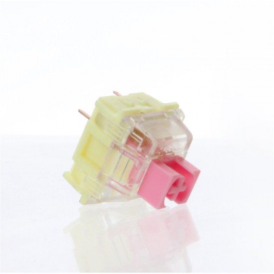 70/110 Pcs/pack TTC Gold Pink Switch 3Pin RGB SMD Linear 37g Force MX Clone Switch for Mechanical Gaming Keyboard Customization
