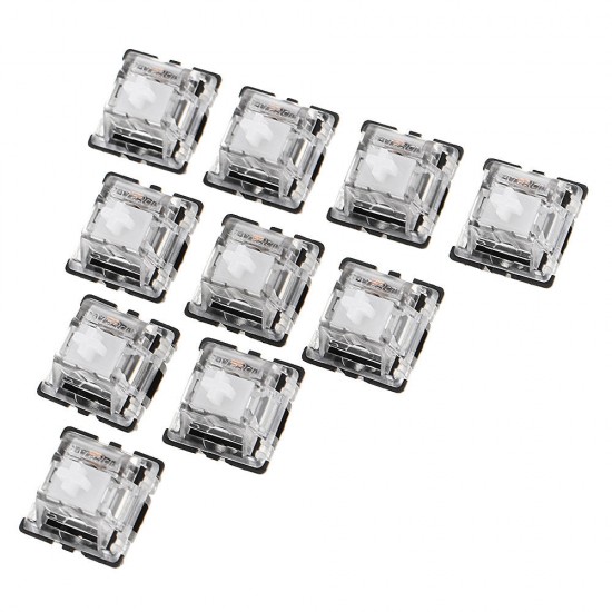 70PCS Pack 3Pin Gateron White Switch Keyboard Switch for Mechanical Gaming Keyboard