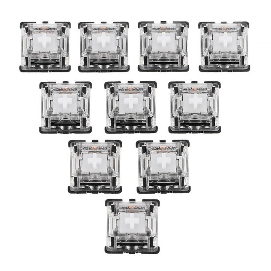 70PCS Pack 3Pin Gateron White Switch Keyboard Switch for Mechanical Gaming Keyboard 70PCS Pack 3Pin Gateron White Switch Keyboard Switch for Mechanical Gaming Keyboard