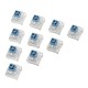 70Pcs Kailh BOX Heavy Pale Blue Switch Clicky Keyboard Switches for Keyboard Customization