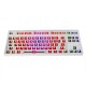 87 Key Wired Mechanical Keyboard Base 16.8 Million RGB Programmable USB Mechanical Keyboard DIY Kit