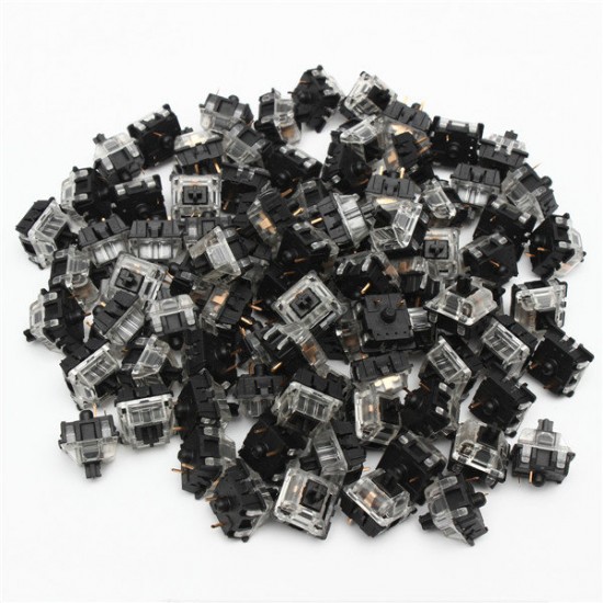 87Pcs Gateron RGB Series Black 3Pin Mechanical Switch For Mechanical Keyboard