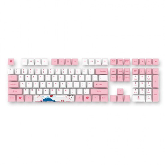 114 Keys World Tour - Tokyo Keycap Set OEM Profile PBT Dyesub Keycaps for Mechanical Keyboard