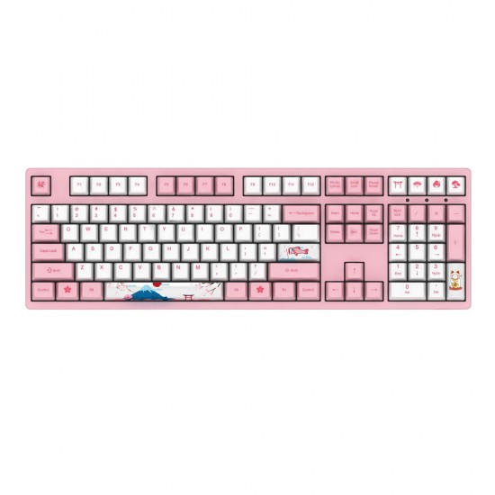 114 Keys World Tour - Tokyo Keycap Set OEM Profile PBT Dyesub Keycaps for Mechanical Keyboard