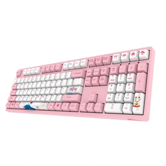 114 Keys World Tour - Tokyo Keycap Set OEM Profile PBT Dyesub Keycaps for Mechanical Keyboard