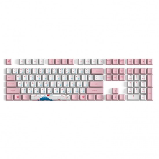 182 Keys World Tour-Tokyo R2 Keycap Set OEM Profile PBT Sublimation Japanese Keycaps for Mechanical Keyboards