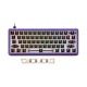 [Aluminum Alloy Version] Customized GK61XS Keyboard Customized Kit Hot Swappable 60% RGB Wired bluetooth Dual Mode PCB Mounting Plate Case